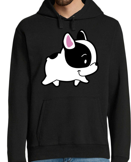 Sweat-shirt À Capuche Pour Homme bulldog pass and o