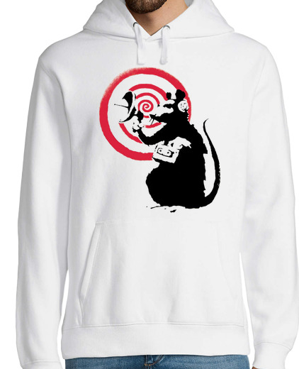 Sweat-shirt À Capuche Pour Homme souris radar sonique