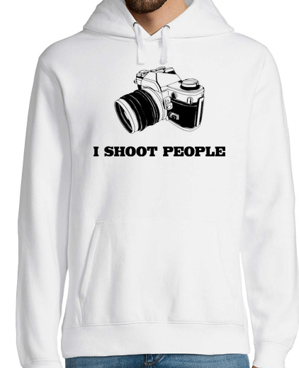 Sweat-shirt À Capuche Pour Homme je tire sur des people - photographie