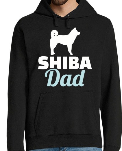 Sweat-shirt À Capuche Pour Homme shiba papa