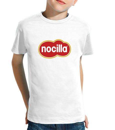 T-shirt bambino manica corta logo bambino di colore originale