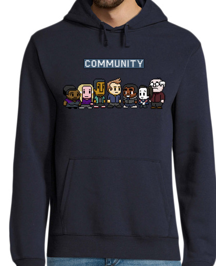 Sweat-shirt À Capuche Pour Homme Community