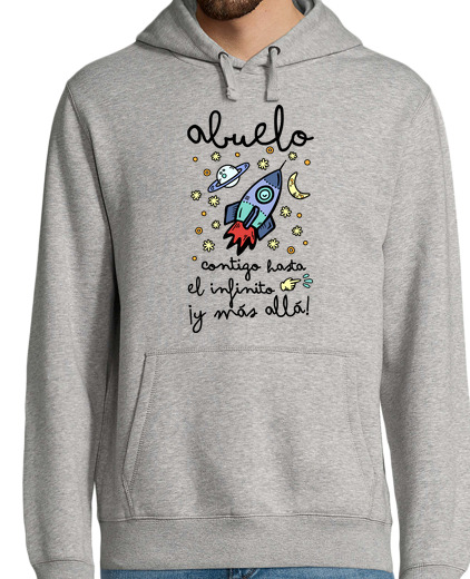 Sweat-shirt À Capuche Pour Homme grand-père avec vous à l39infini et plu