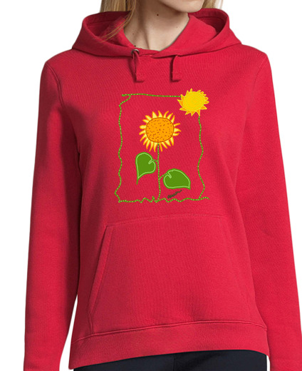 Sweat-shirt À Capuche Pour Femme tournesol-olba