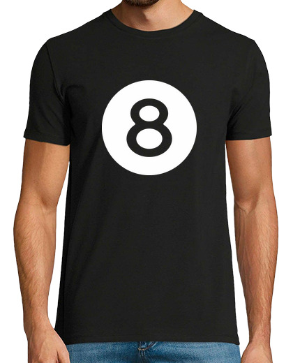 Image of 8 ball billiards pool snooker black ball player