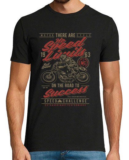 Camiseta Hombre Manga Corta No Speed Limits laTostadora