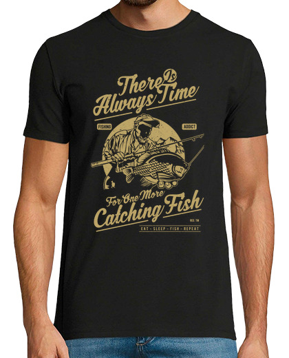 Camiseta Hombre Manga Corta Catching Fish laTostadora