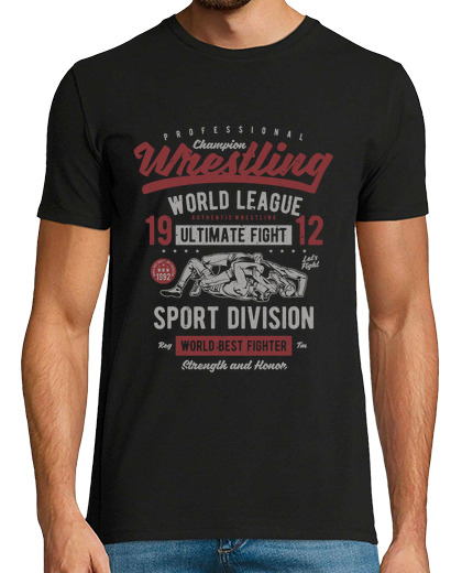 Camiseta Hombre Manga Corta Wrestling laTostadora