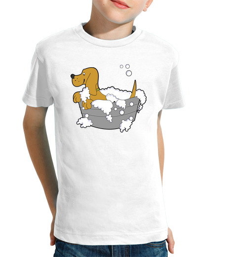 Tee Shirt Pour Enfant Manche Courte chien