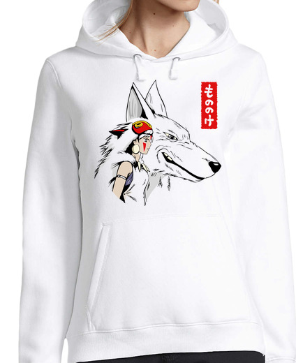 Sweat-shirt À Capuche Pour Femme Princesse Mononoke