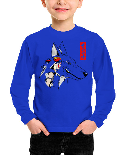 Camiseta Niño Manga Larga La princesa Mononoke laTostadora