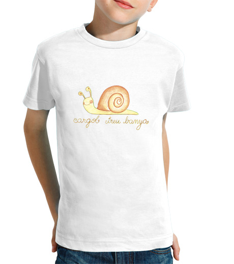 T-shirt bambino manica corta cargol treu banya