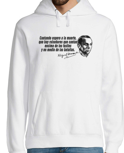 Sweat-shirt À Capuche Pour Homme Miguel Hernández