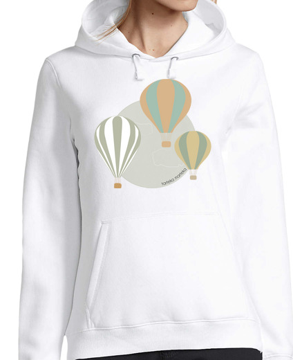 Sweat-shirt À Capuche Pour Femme globoak-ballons