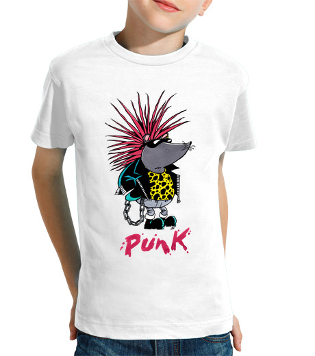 T-shirt bambino manica corta punk