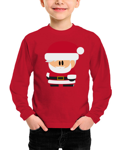 Camiseta Niño Manga Larga Bubble Papa Noel laTostadora