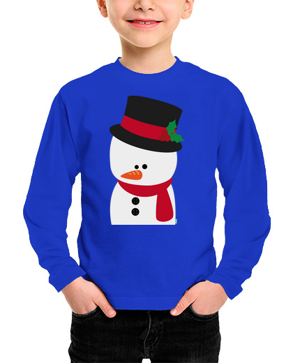 Camiseta Niño Manga Larga Bubble Snowman laTostadora