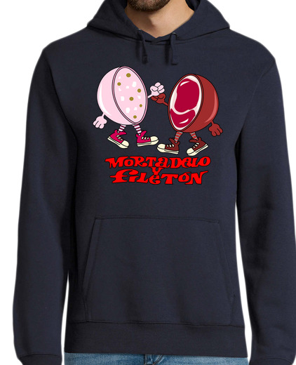 Sweat-shirt À Capuche Pour Homme mortadelo et fileton