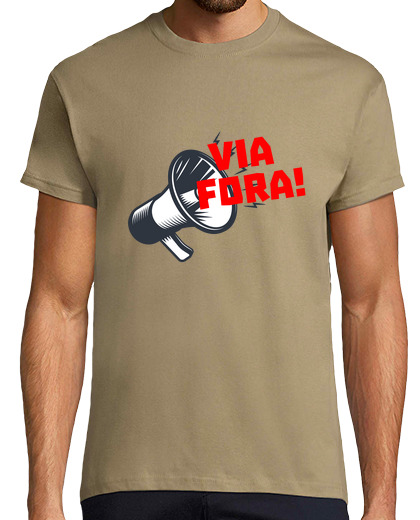 Image of via fora, samarreta curta khaki home
