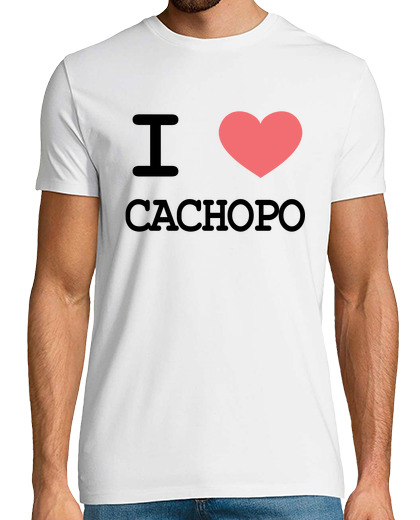 Tee Shirt Homme Manche Courte t-shirt i coeur cachopo