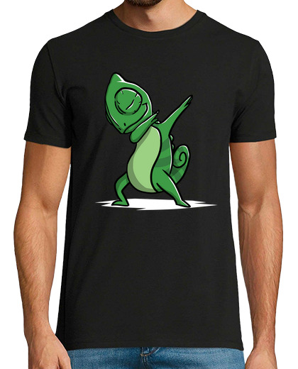 Camiseta Hombre Manga Corta Reptil Camaleon DAB! laTostadora