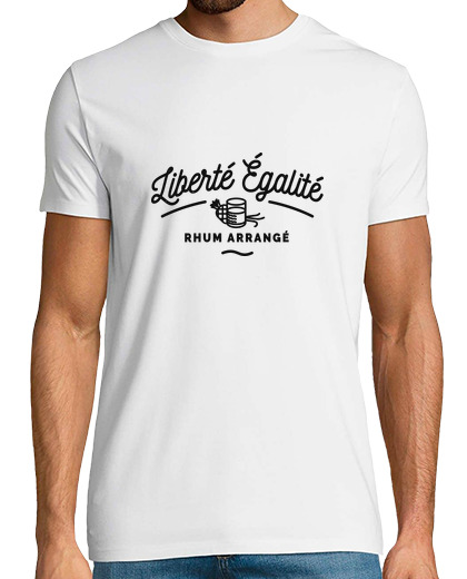 Image of arranged rum t-shirt - humor message