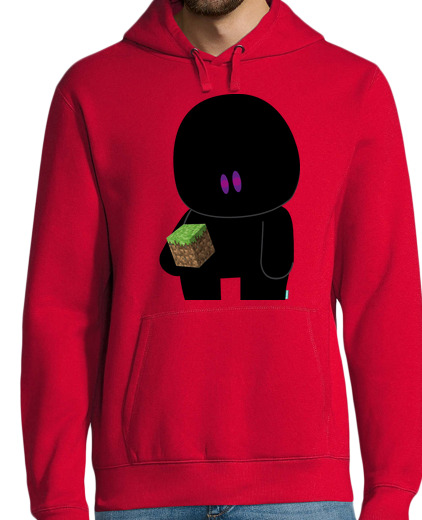 Sweat-shirt À Capuche Pour Homme bubble minecraft ender man