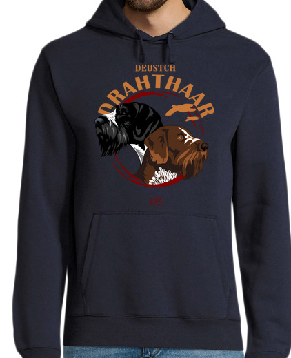 Sweat-shirt À Capuche Pour Homme Drahthaar