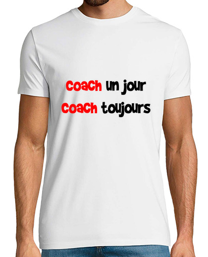 Camiseta Hombre Manga Corta entrenador un día entrenador siempre laTostadora