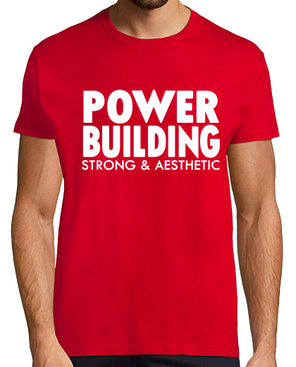 Camiseta Hombre Manga Corta PowerBuilding laTostadora