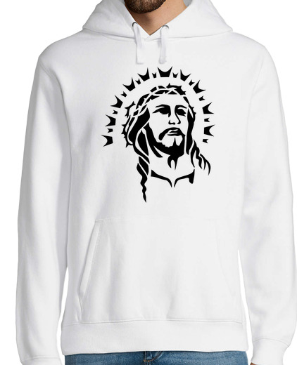 Sweat-shirt À Capuche Pour Homme tête de jésus