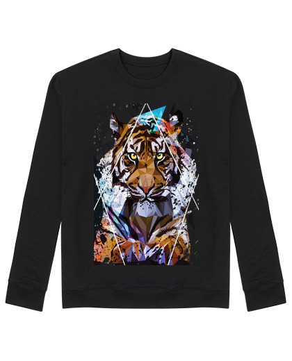 Sudadera Sin Capucha Unisex es tigre camiseta laTostadora