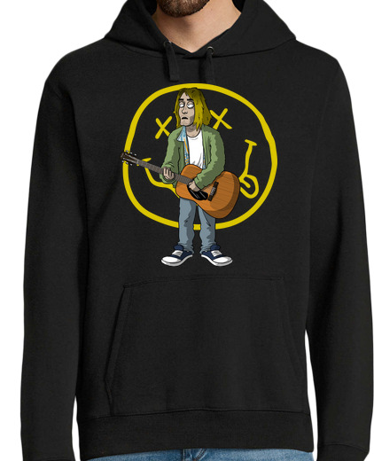 Sweat-shirt À Capuche Pour Homme Kurt Cobain