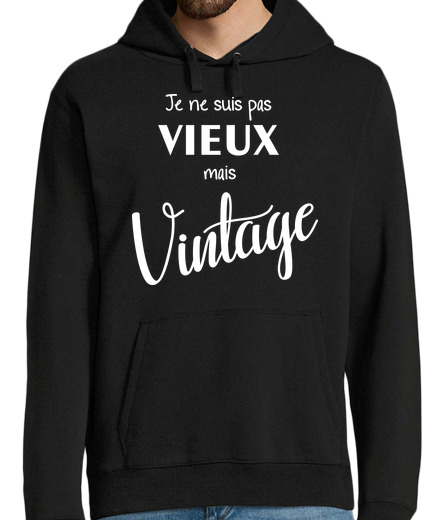 Sweat-shirt À Capuche Pour Homme Je ne suis pas vieux