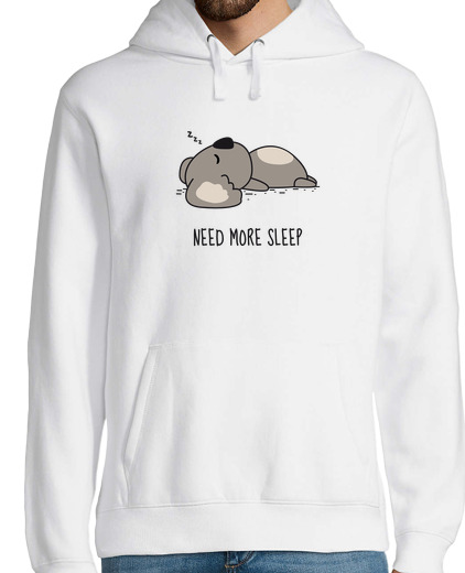 Sweat-shirt À Capuche Pour Homme NEED MORE SLEEP