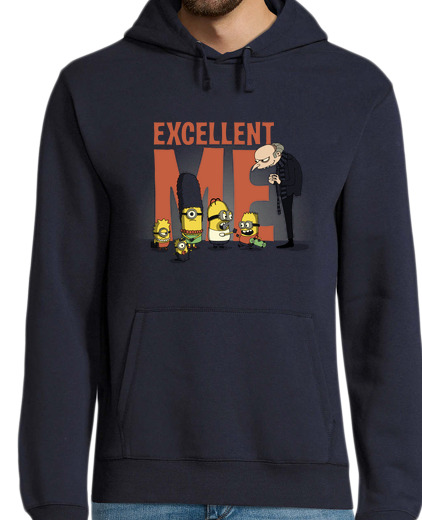 Sweat-shirt À Capuche Pour Homme brûlures mon minion préféré