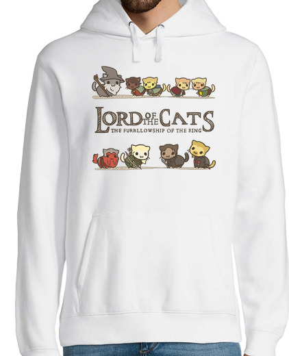 Sweat-shirt À Capuche Pour Homme Seigneur des chats