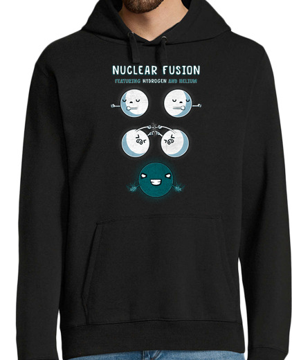 Sweat-shirt À Capuche Pour Homme fusion nucléaire