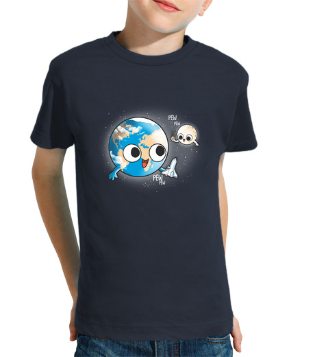 Tee Shirt Pour Enfant Manche Courte Tee shirt enfant, manche courte, bleu marine