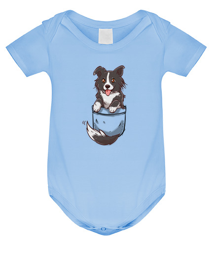 Body Bébé chien de poche border collie