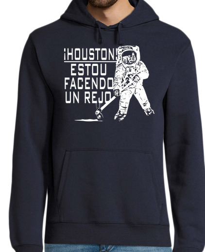 Sweat-shirt À Capuche Pour Homme Houston Je suis facendo a réjou