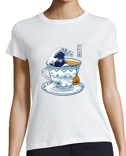 Image of The Great Kanagawa Tee Shirt Womens