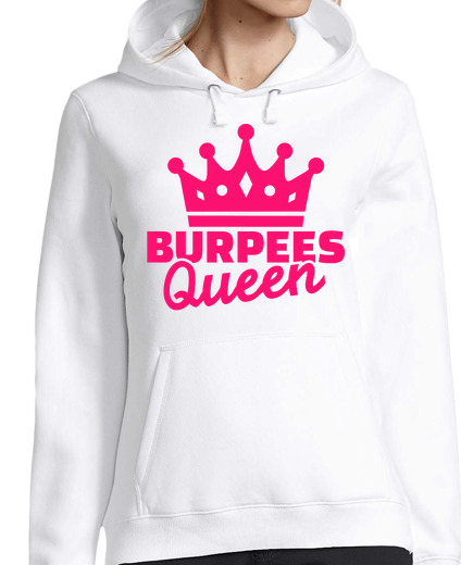 Sweat-shirt À Capuche Pour Femme la reine des burpees