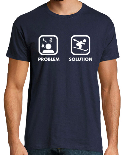 Image of problem solution ski