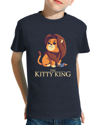 Image of king kitten simba leon kids t shirt