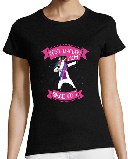 Image of best unicorn mom 40th gift 1979 awesome dabbing t-shirt
