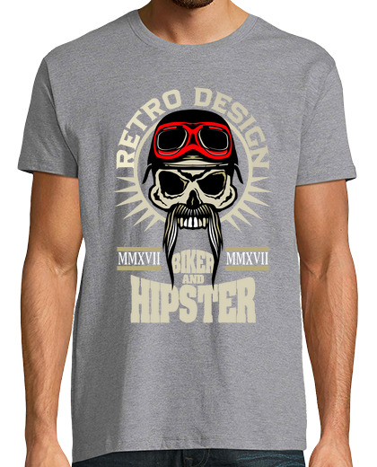 Image of skull hipster skull bearded skull