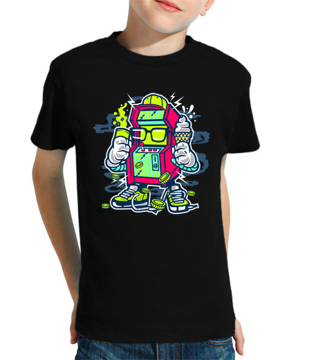 Tee Shirt Pour Enfant Manche Courte machine de jeu