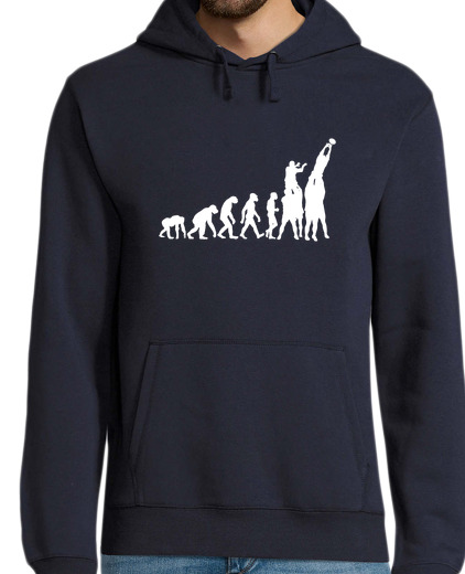 Sweat-shirt À Capuche Pour Homme Evolution Rugby