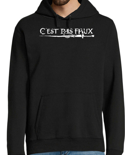 Sweat-shirt À Capuche Pour Homme Sweat-shirt à capuche, noir